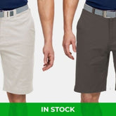 Golf Shorts Light Grey & Black
